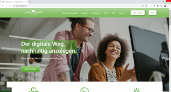 Screenshot greencapital.de