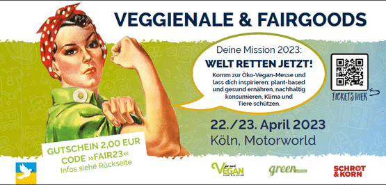 Veggienale am 22./23. April in Köln