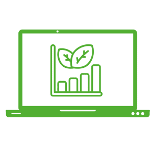 Grafik greencapital-Abwicklung ist digital